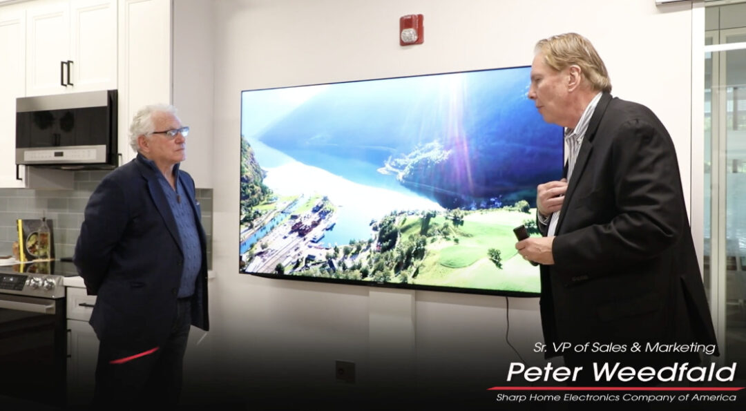 Peter Weedfald talking to Technology Designer on new TV